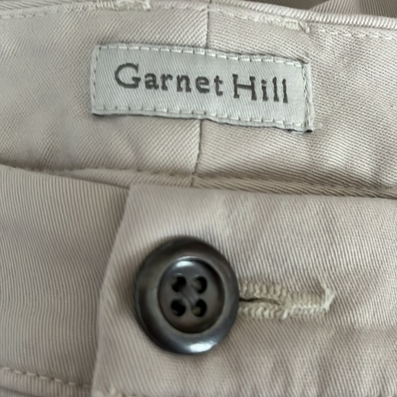 Garnet Hill Salt-Washed Everyday Chino Shorts in Pebble - NWOT - Size 10 - Picture 4 of 7